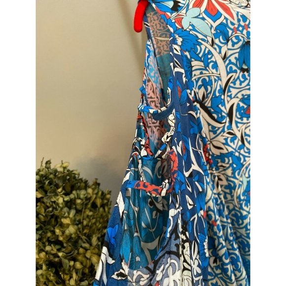 JOHNNY WAS BONDI COLD SHOULDER BLOUSE TOP NWT XL - Picture 8 of 10